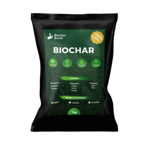 Adubo Fertilizante Orgânico Biochar 1kg